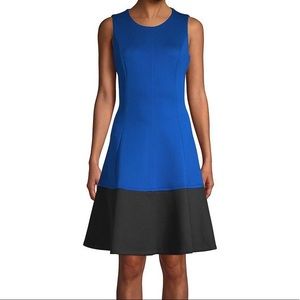 Calvin Klein Fit &Flare Scuba Dress